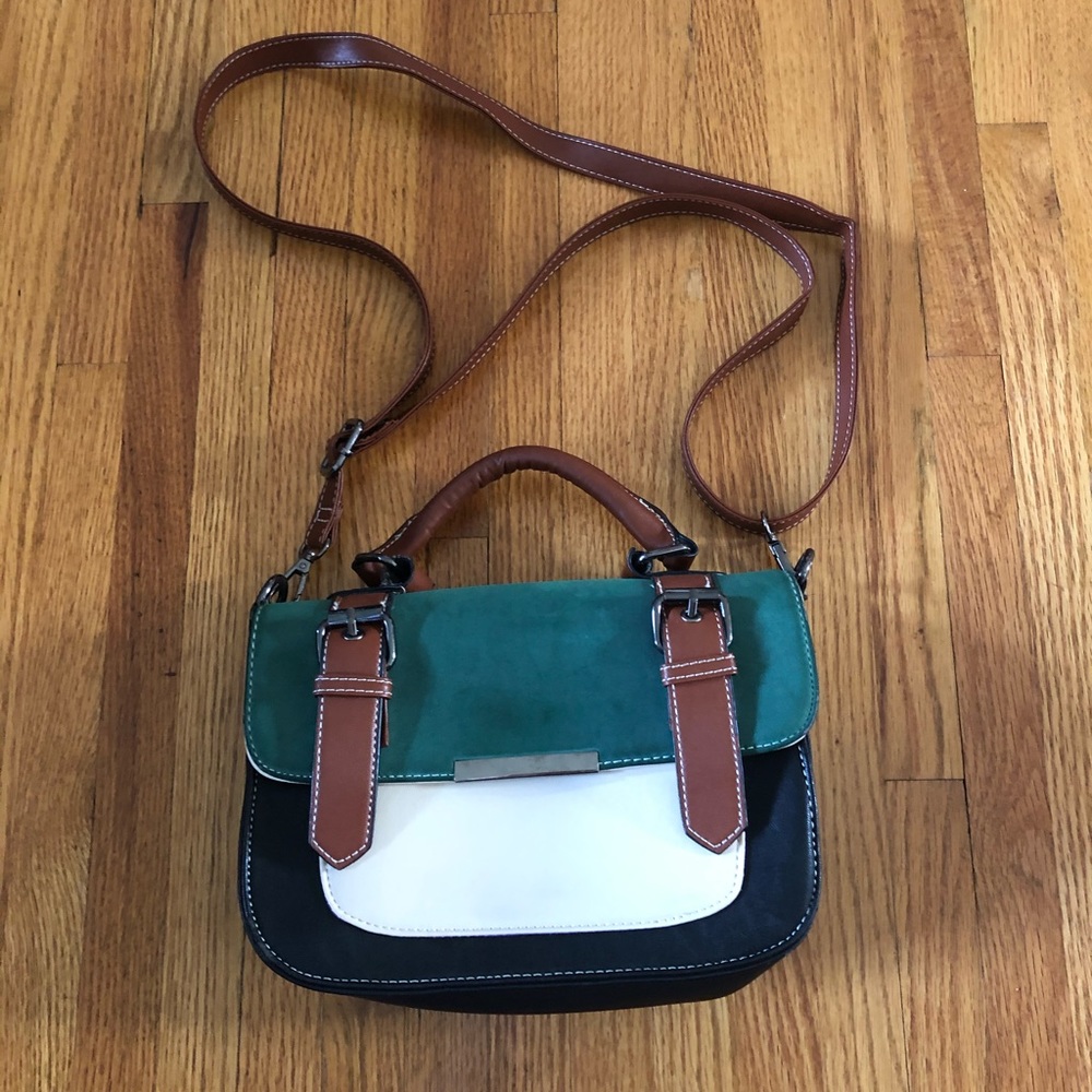 Color block crossbody bag